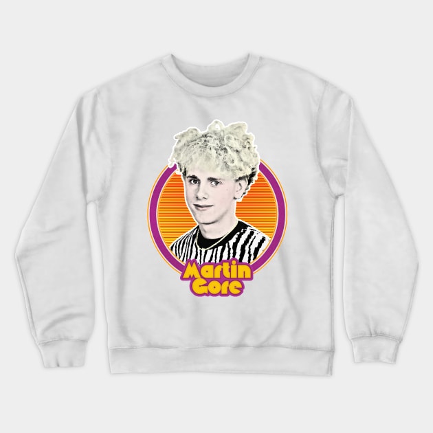 Martin L Gore // 80s Retro Fan Design Crewneck Sweatshirt by DankFutura